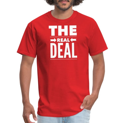 Mens Unisex T-shirt - the Real Deal Graphic Tee Activewear - Jameson Ward