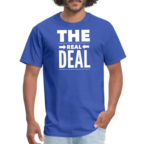 Mens Unisex T-shirt - the Real Deal Graphic Tee Activewear - Jameson Ward