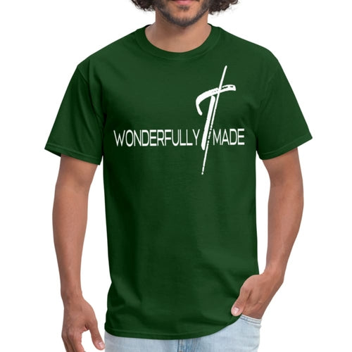 Mens Graphic T-Shirt - Wonderfully Made Tee Activewear - Jameson Ward