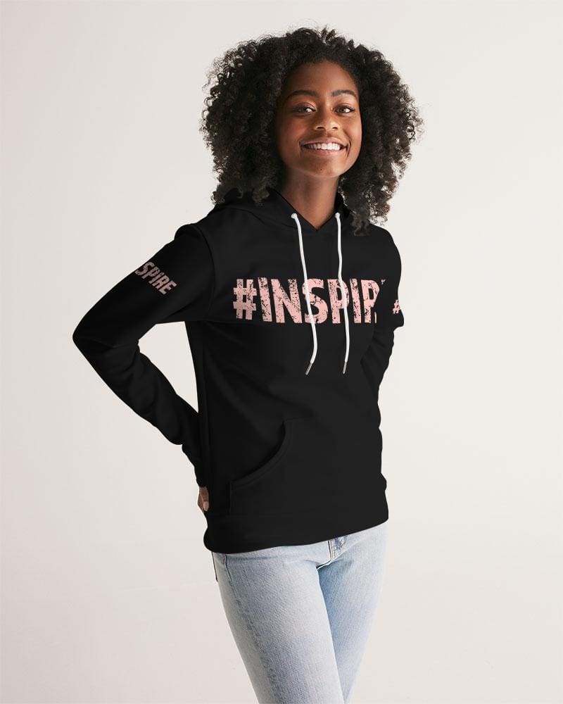 Womens Hoodie - Pullover Hooded Sweatshirt - Peach Graphic /inspire