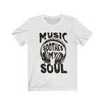 Music Soothes my soul Headphone Short Sleeve Tee