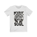 Music Soothes my soul Headphone Short Sleeve Tee