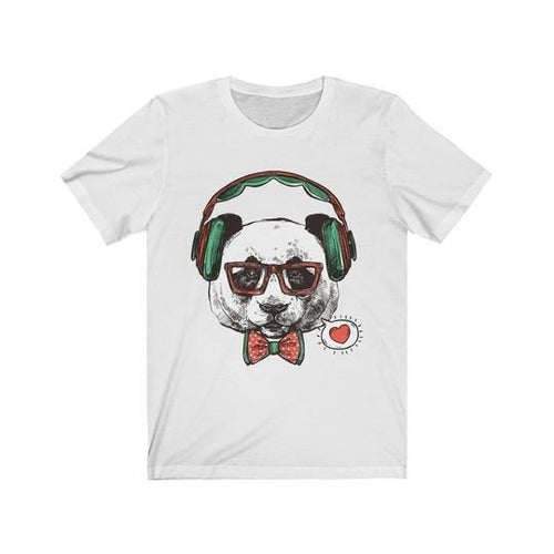 Mr Panda with Headphone Men's Clothing - Jameson Ward