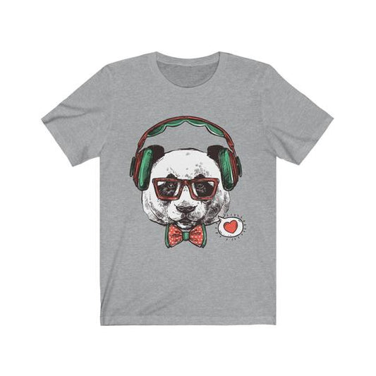 Mr Panda with Headphone