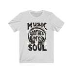 Music Soothes my soul Headphone Short Sleeve Tee