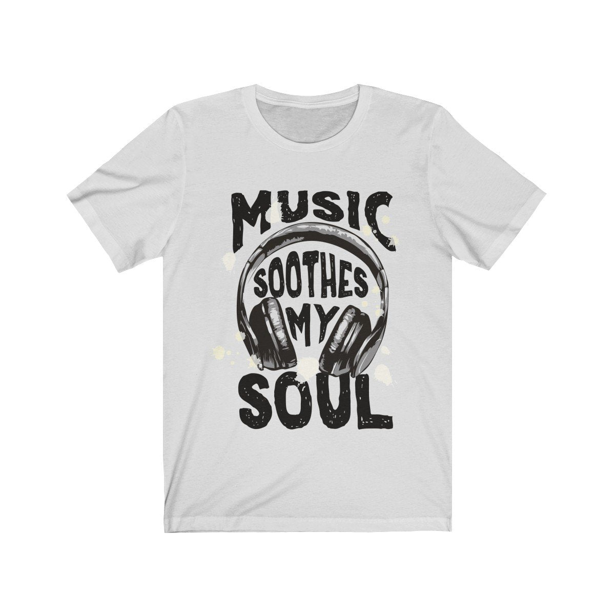 Music Soothes my soul Headphone Short Sleeve Tee Men's Clothing - Jameson Ward