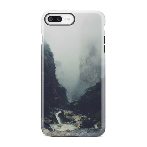 Misty Woods Forest Retro Summer Vintage iPhone X Case - Jameson Ward