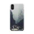 Misty Woods Forest Retro Summer Vintage iPhone X Case - Jameson Ward
