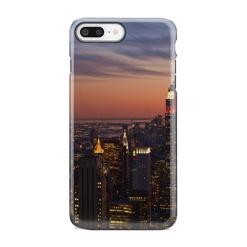 New York City Life Night Lights NYC iPhone X Case Tech Accessories - Jameson Ward