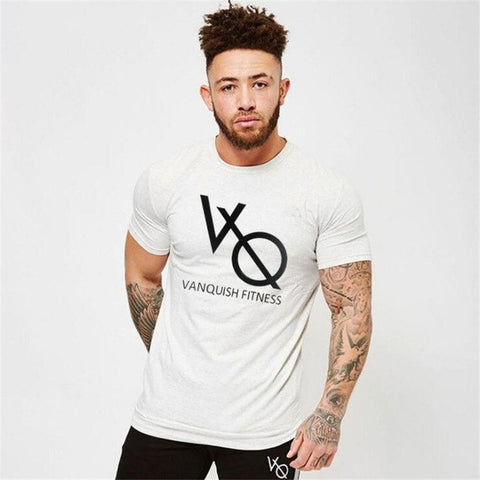 Brand Clothing Gyms Tight T-shirt Mens