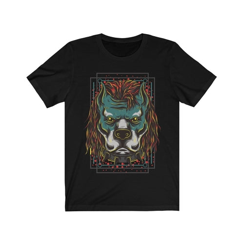 Hipster Pitbull Gangster illustrational design Men's Clothing - Jameson Ward