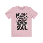 Music Soothes my soul Headphone Short Sleeve Tee