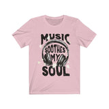 Music Soothes my soul Headphone Short Sleeve Tee