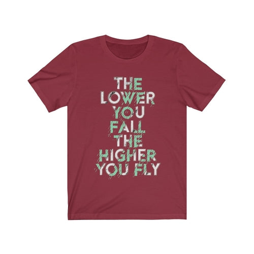 The Lower you Fall The Higher you Fly Short Sleeve T-shirts - Jameson Ward