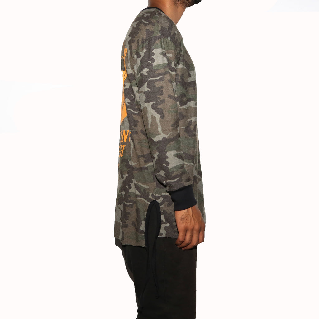 CHEATING DEATH CAMO LONG SLEEVE T-shirts - Jameson Ward