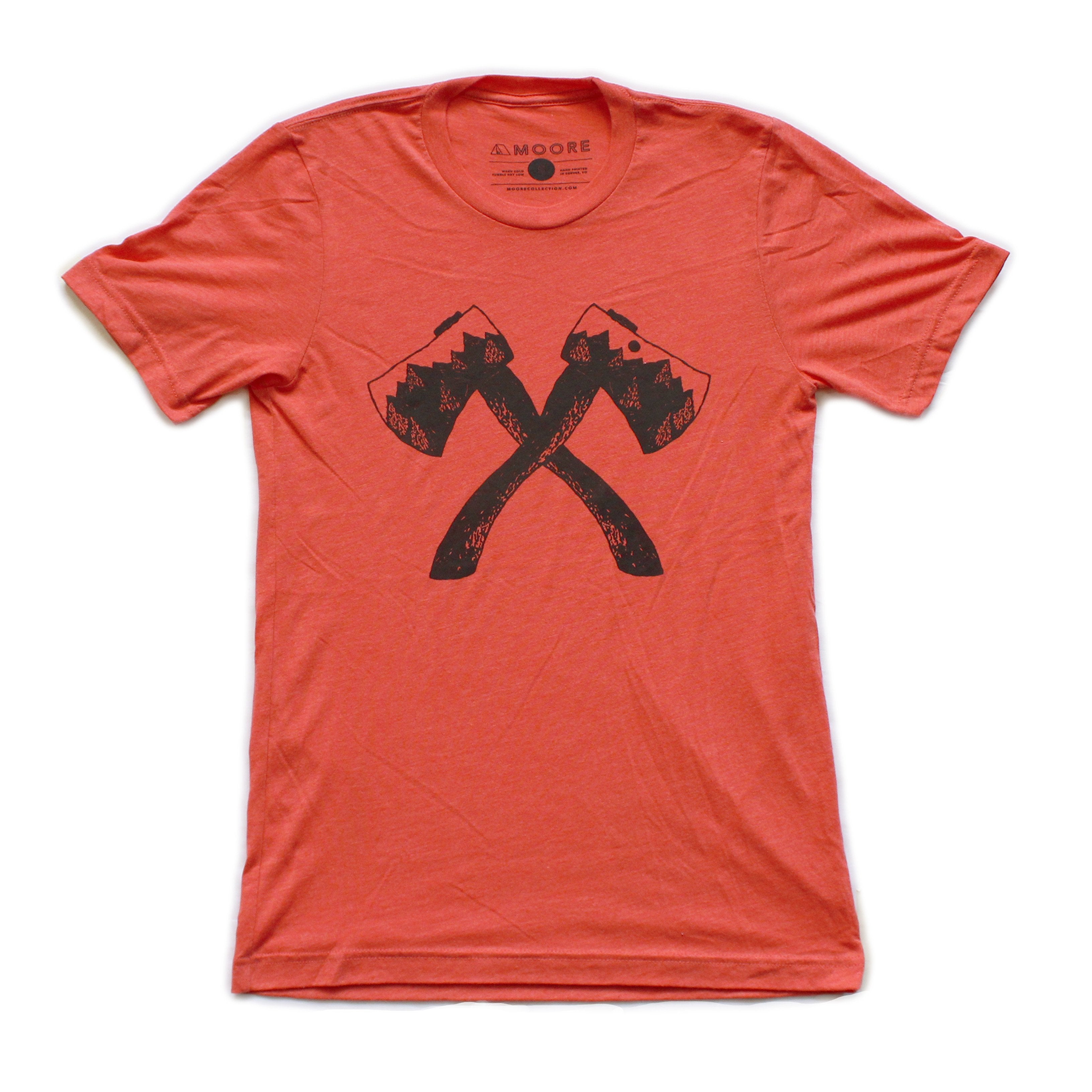 Axe Tee-Red Triblend Men's Clothing - Jameson Ward