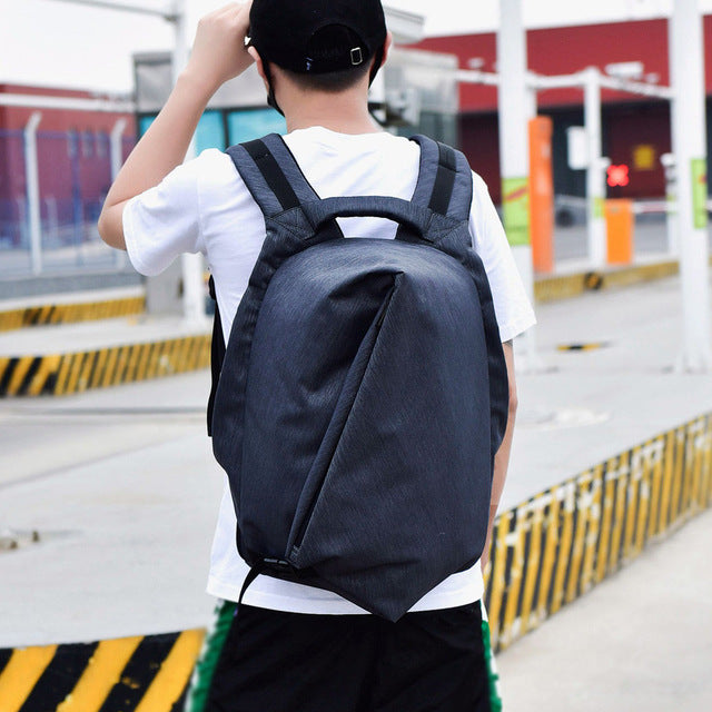 Casual Men Backpacks Students Solid Color Backpacks - Jameson Ward
