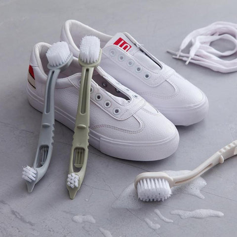 Double headed Shoes Brush Shoe Cleaning White Shoe