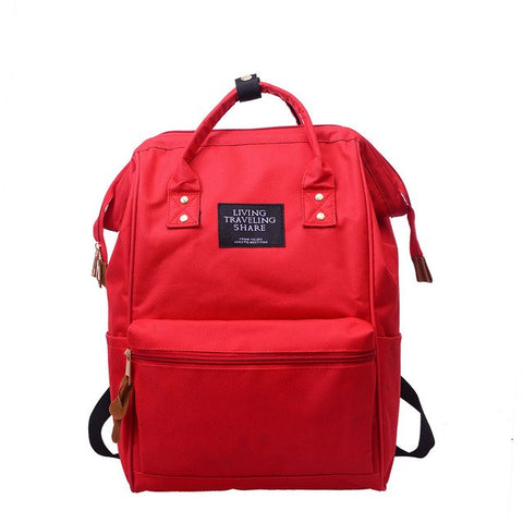 Fashion backpack women men Unisex Solid Backpack