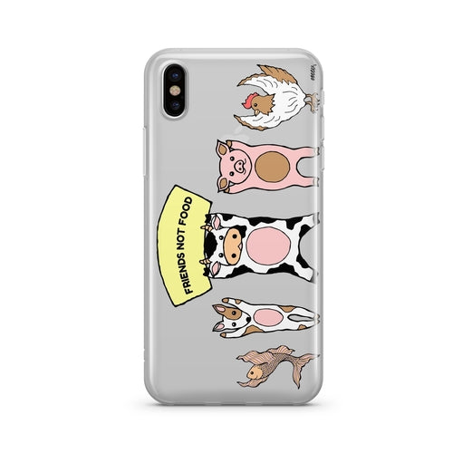 Friends Not Food - Clear TPU Case Cover Tech Accessories - Jameson Ward