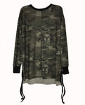 CHEATING DEATH CAMO LONG SLEEVE
