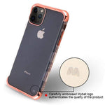 Rose Gold Plating TUFF Klarity Lux Candy Skin Case for iPhone 11 Pro