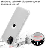 Semi Transparent White Frost TUFF phone case iPhone 11 Pro