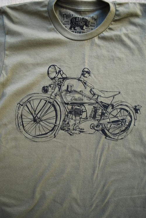1929 Indian Motorcycle Army T-shirt T-shirts - Jameson Ward