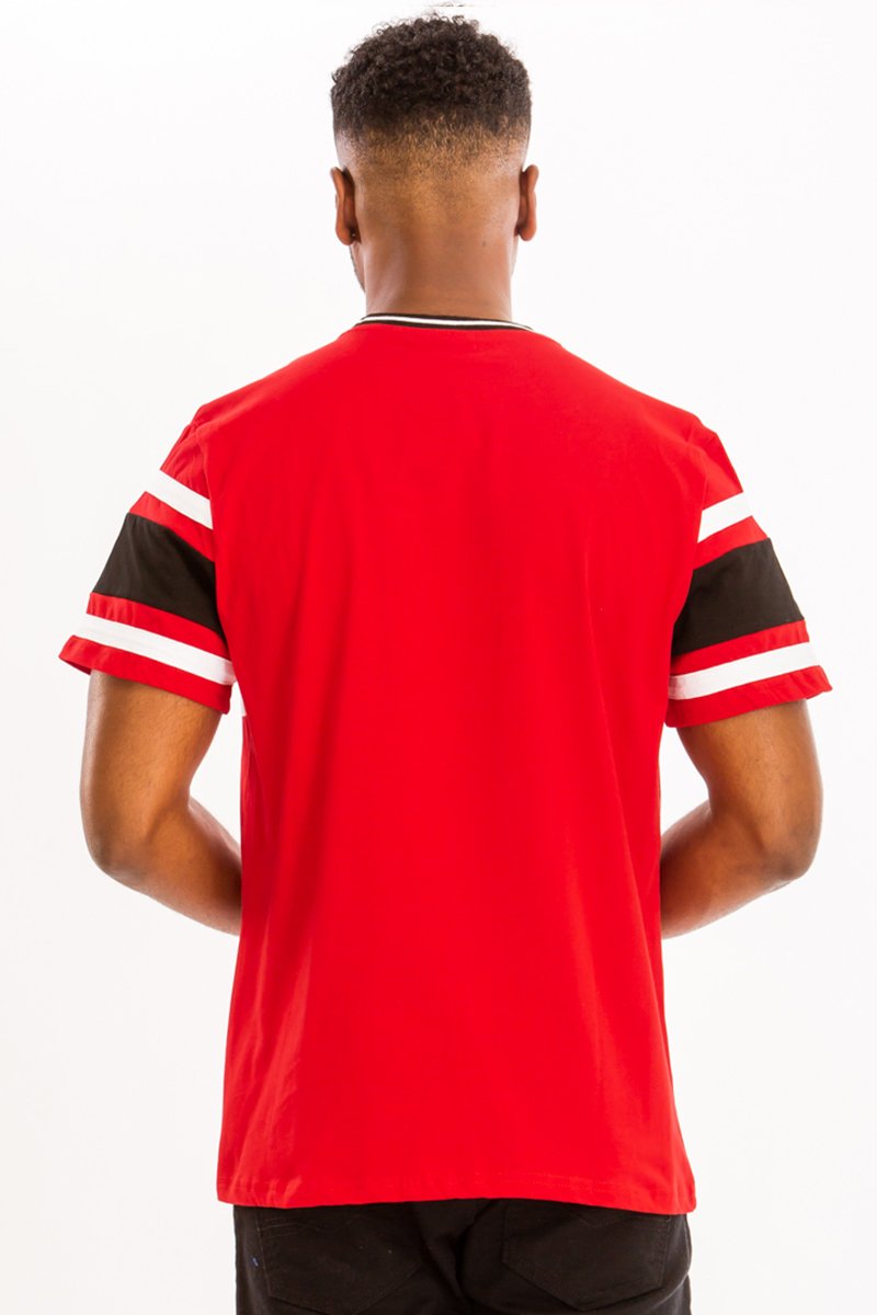 GOOD VIBES- RED Men's Clothing - Jameson Ward
