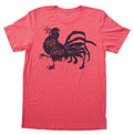 Rise and Grind Heather Red T-shirts - Jameson Ward