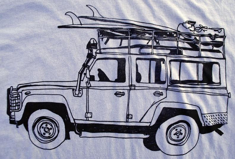 Surf Truck Blue T-shirts - Jameson Ward