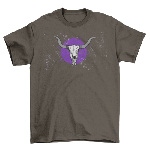 Trending Fashion Unique Grasshopper Pattern Cow Skull Horn Animal t T-shirts - Jameson Ward