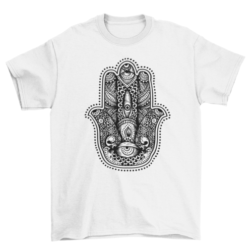 Hamsa illustration t-shirt