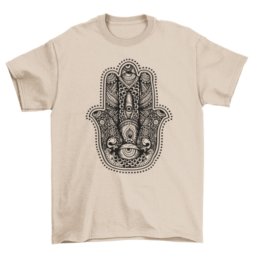 Hamsa illustration t-shirt