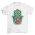 Lovely Unique Fashion Colorful Hamsa Mandalas Signs & Symbols t-shirt T-shirts - Jameson Ward