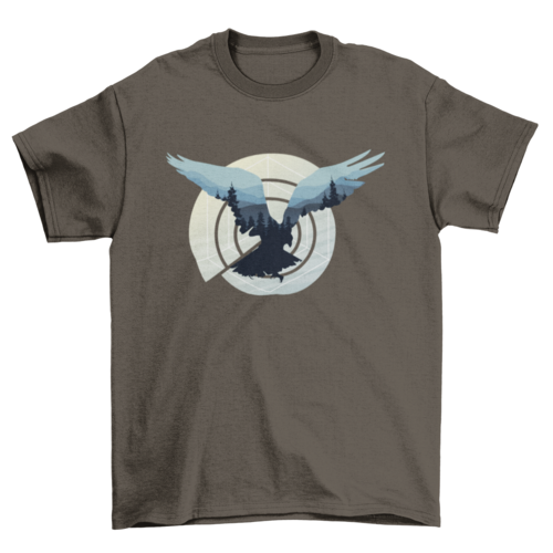 Shapes Abstract bird Flying Away Nature Animal Fashion t-shirt T-shirts - Jameson Ward