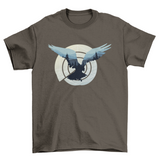 Shapes Abstract bird Flying Away Nature Animal Fashion t-shirt