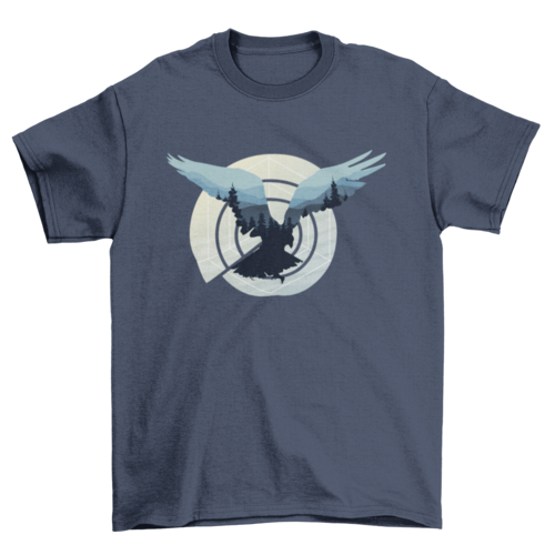 Shapes Abstract bird Flying Away Nature Animal Fashion t-shirt T-shirts - Jameson Ward