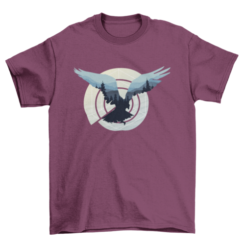 Shapes Abstract bird Flying Away Nature Animal Fashion t-shirt T-shirts - Jameson Ward
