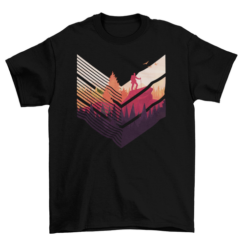Colorful hiking t-shirt T-shirts - Jameson Ward