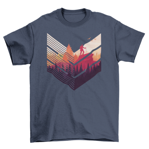 Colorful hiking t-shirt T-shirts - Jameson Ward