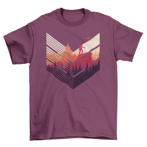 Colorful hiking t-shirt T-shirts - Jameson Ward