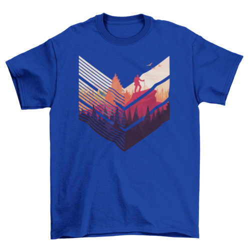 Colorful hiking t-shirt T-shirts - Jameson Ward