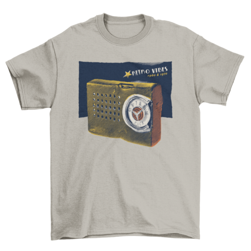 World Radio Day Fashion Vintage Retro Music Illustration Design T-shirts - Jameson Ward
