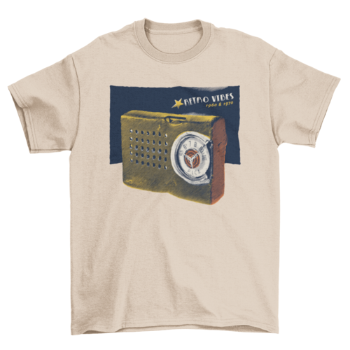 World Radio Day Fashion Vintage Retro Music Illustration Design T-shirts - Jameson Ward