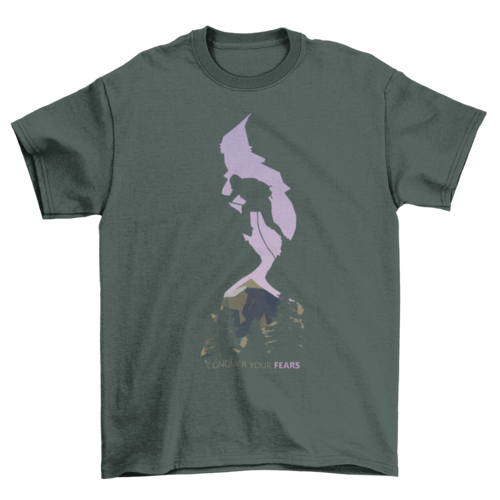 Conquer your fear Tee Mountain Rock climbing Hiking Unisex tshirt T-shirts - Jameson Ward