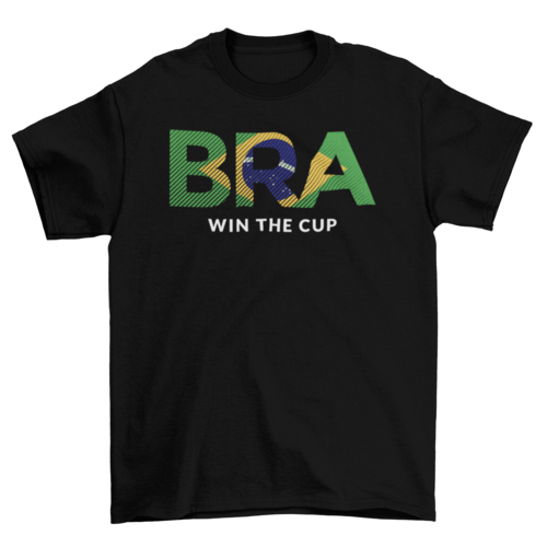 Russia Soccer Football 2018 Cup Championship Brazil Quote "Bra Win the T-shirts - Jameson Ward