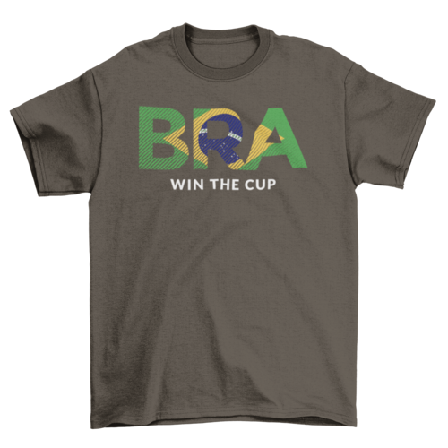 Russia Soccer Football 2018 Cup Championship Brazil Quote "Bra Win the T-shirts - Jameson Ward