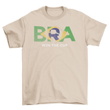 Russia Soccer Football 2018 Cup Championship Brazil Quote "Bra Win the