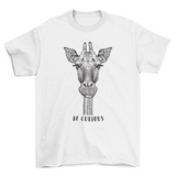Giraffe illustration t-shirt